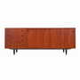 Vintage Sideboard Teakholz Braun 1970er Jahre 0