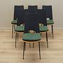 6x Carlo Ratti Dining Chair Green 1950s 1