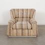 Saporiti Lounge Chair Fabric Beige Wood 1960s 9