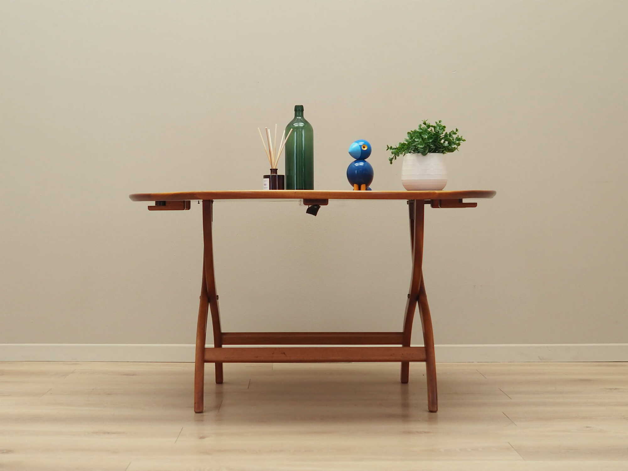 Vintage Coffee Table Mahogany Brown 1970s 2
