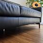 Alexx 2-Sitzer Sofa Leder Schwarz 4