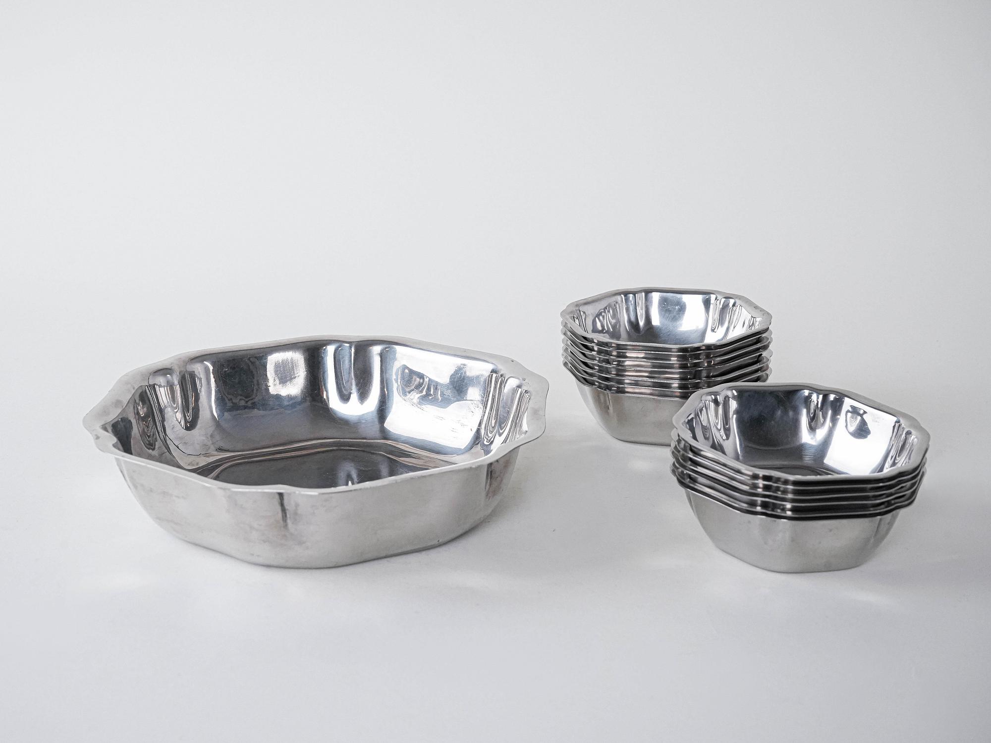 Stainless steel bowl set 1 3
