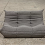 Togo Lounge Set 3-pc. Woven fabric warm grey 1