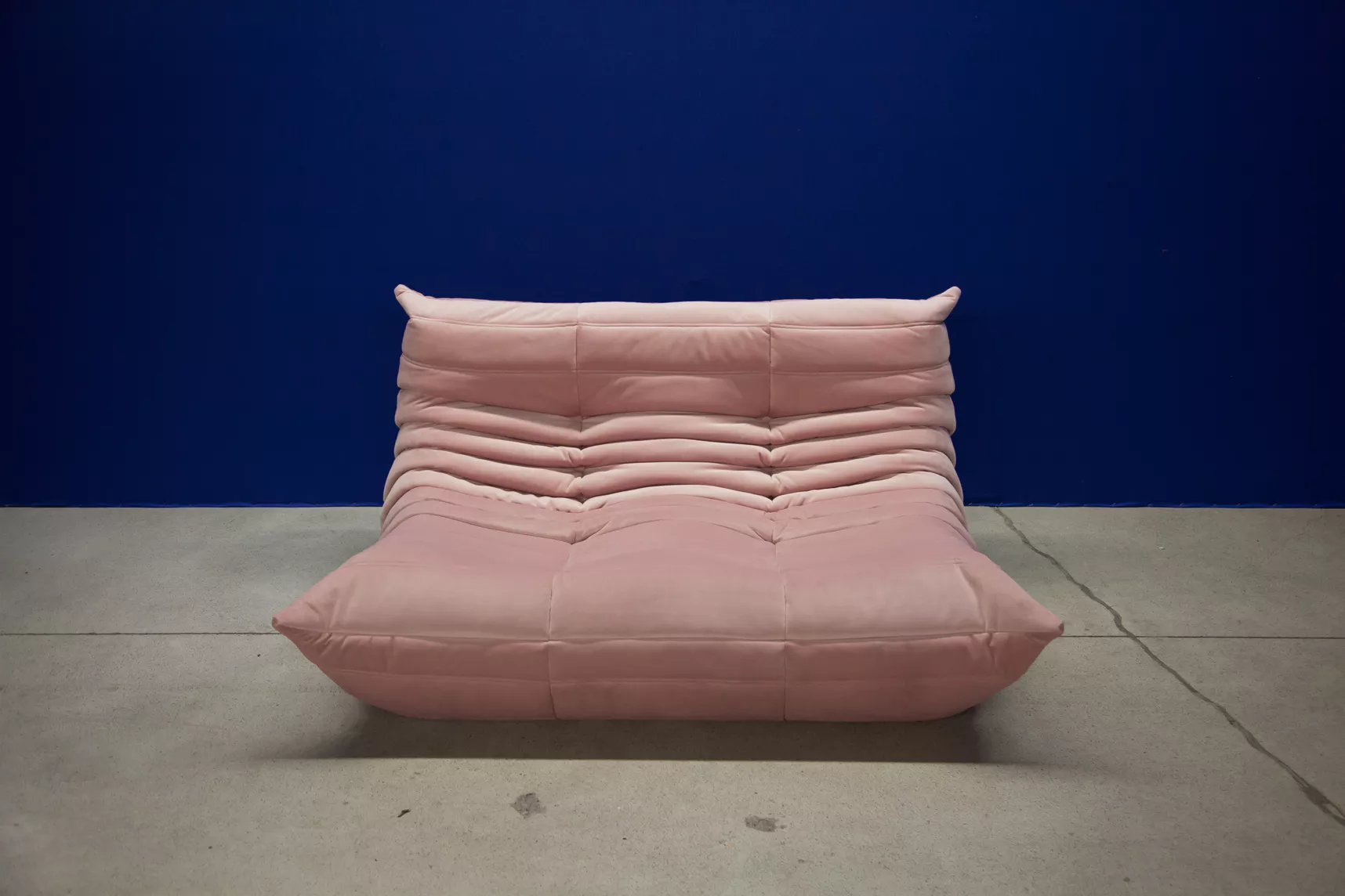 Togo Lounge Set 3-pc. Velvet Light Pink 2