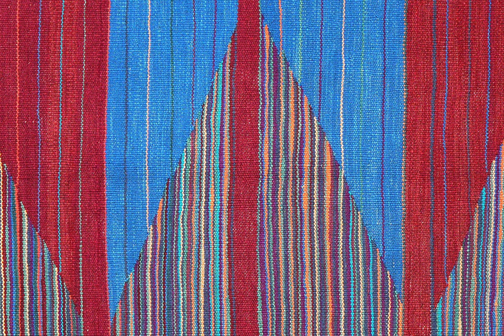 Kilim Gashgai Teppich Rot Blau 3