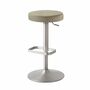 Barhocker Stahl Verchromt Taupe 0