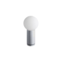 Turn On LED Tischleuchte Aluminium Opalglas Silber 0
