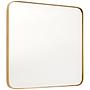 Tia Kleine Goldfinish Quadratische Wandspiegel
 3