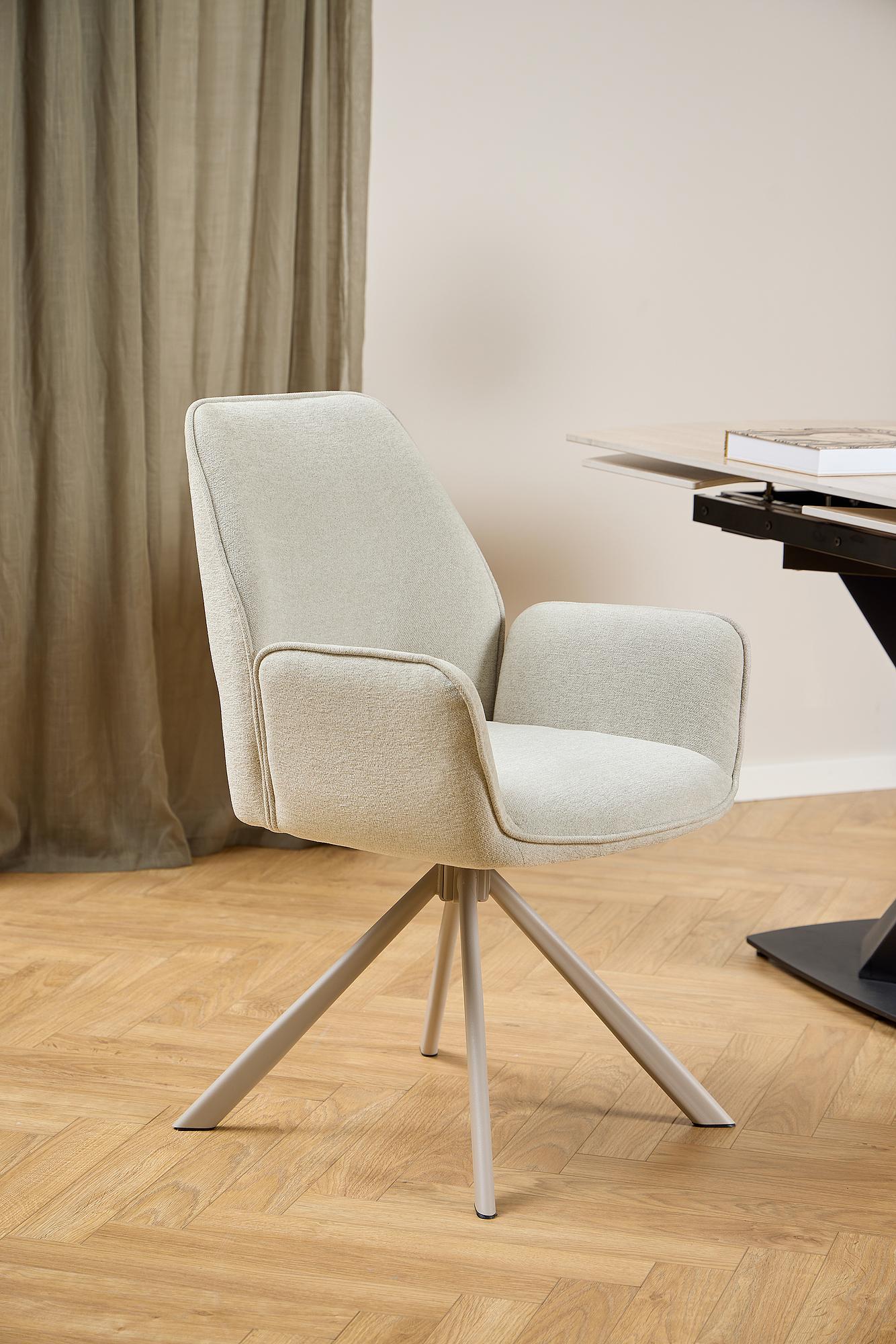 2x Sigio Armlehnenstuhl-Set Webstoff Aphra Beige 2