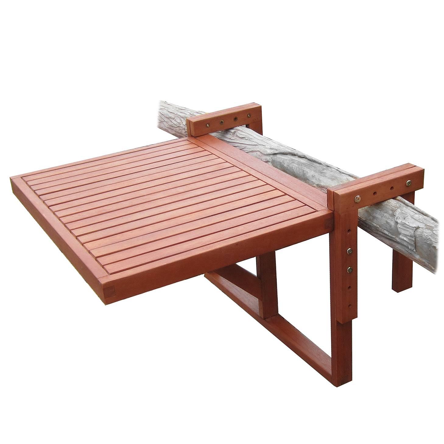 Balkon Hängetisch Berkeley Eukalyptus Braun 0