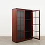 Mahogany display cabinet 1970s 2