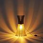 Alesio Tischlampe Holz 20cm 0
