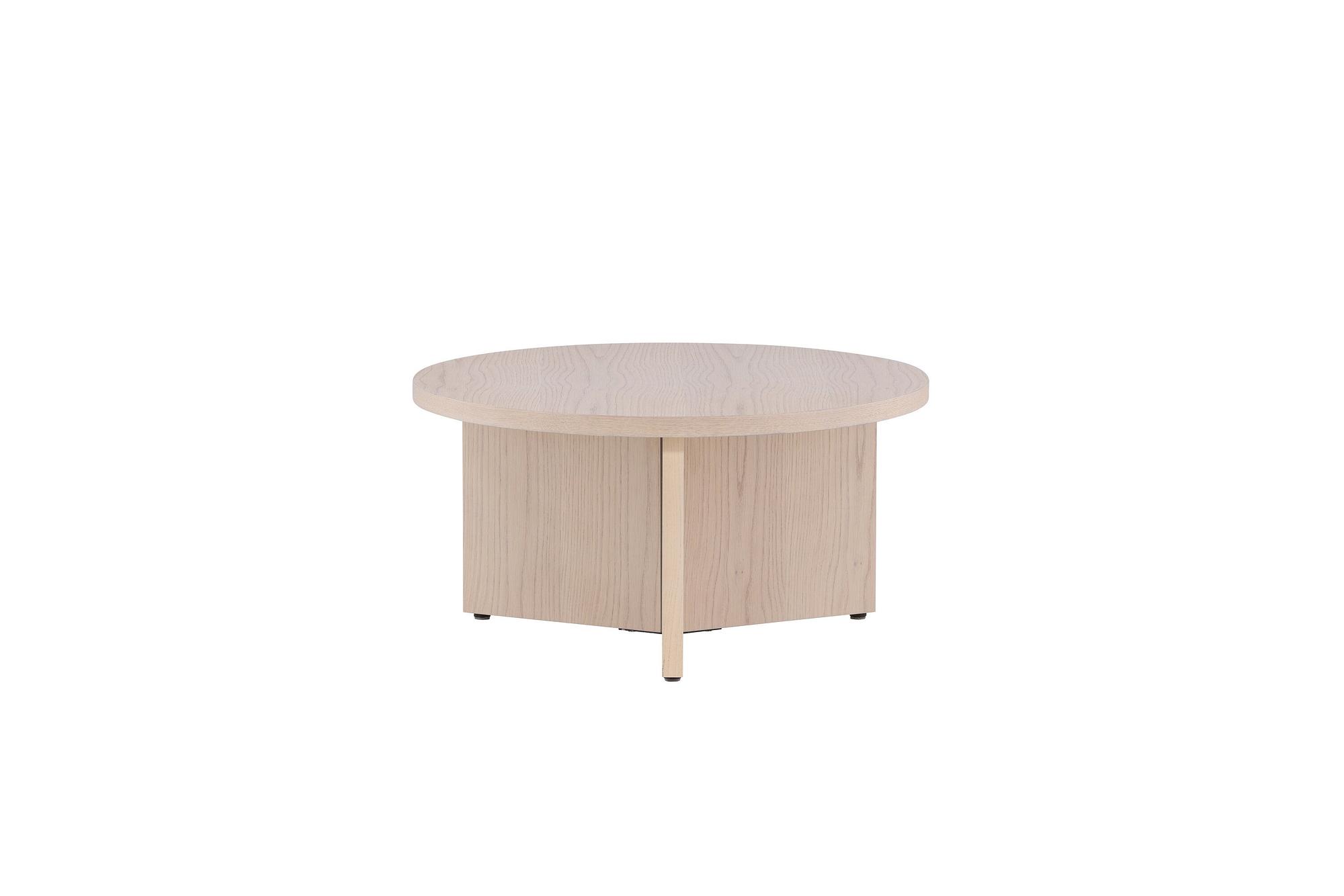 Saltö Coffee table Wood Whitewash Large 8