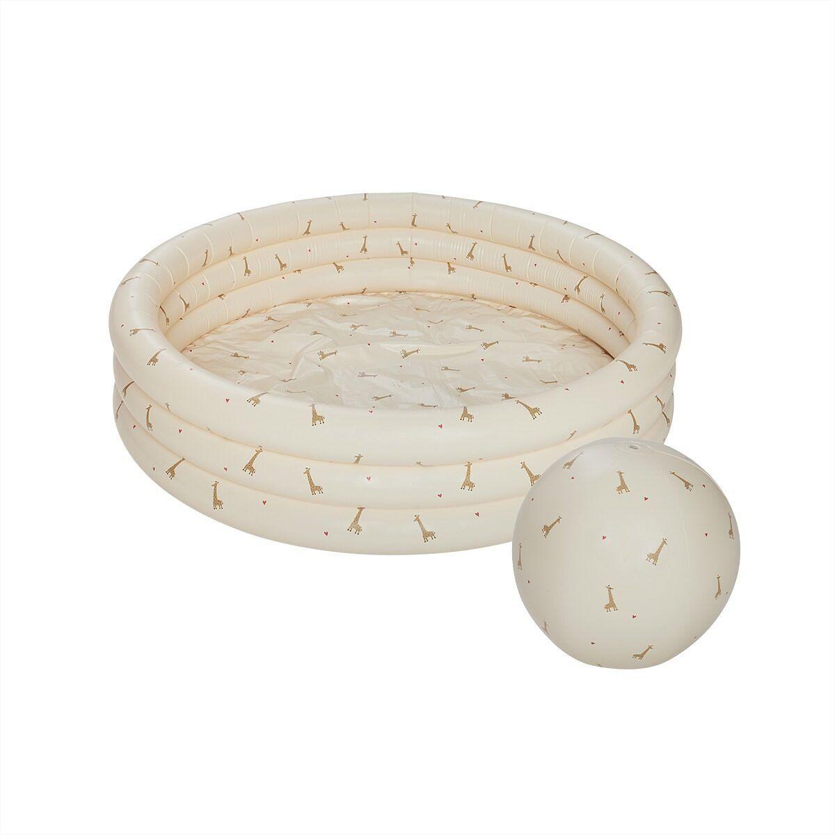 Giraffe Schwimmbad Klein & Strandball 0