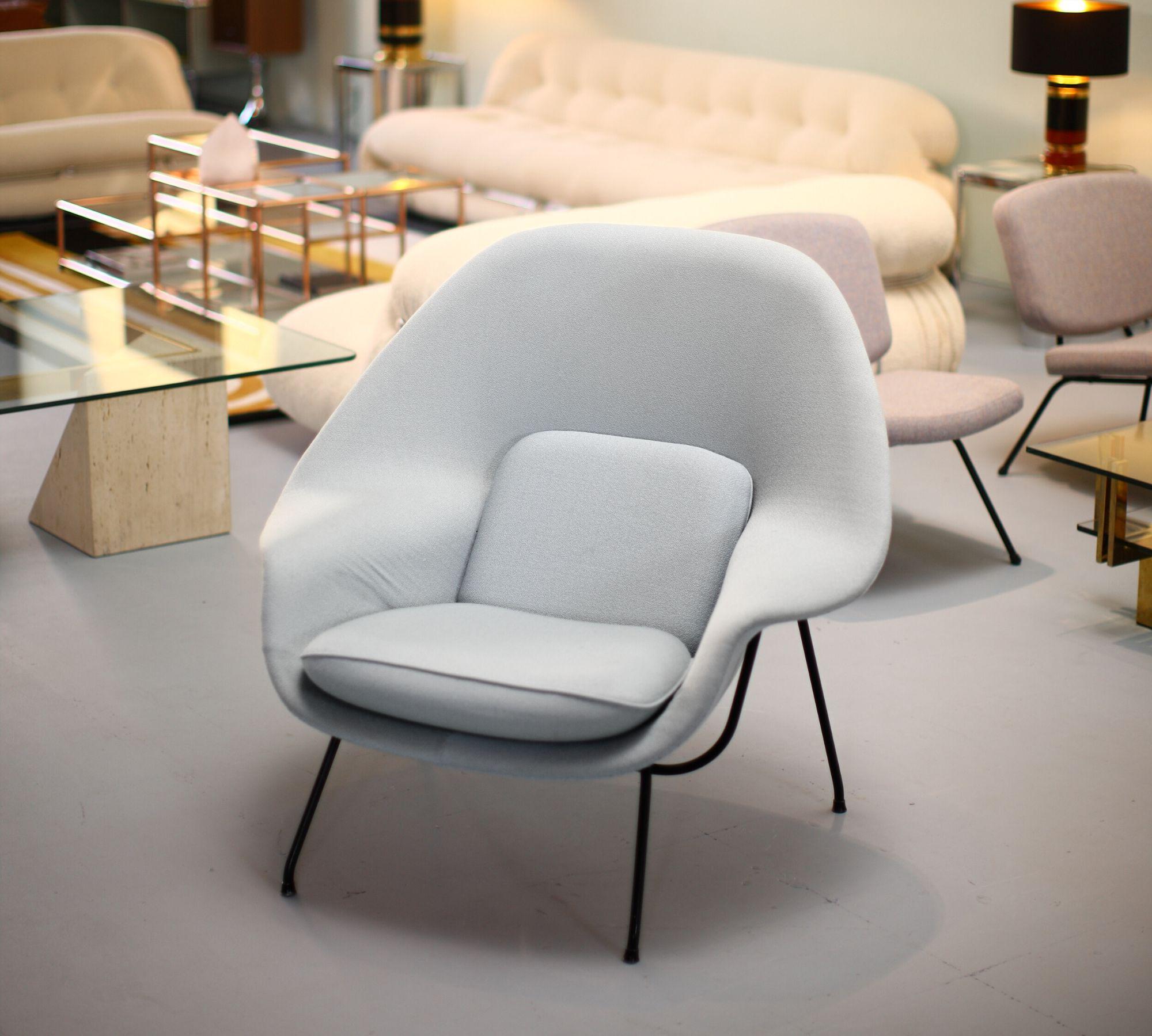 Womb Chair mit Ottomane Eero Saarinen 1960er Jahre 1