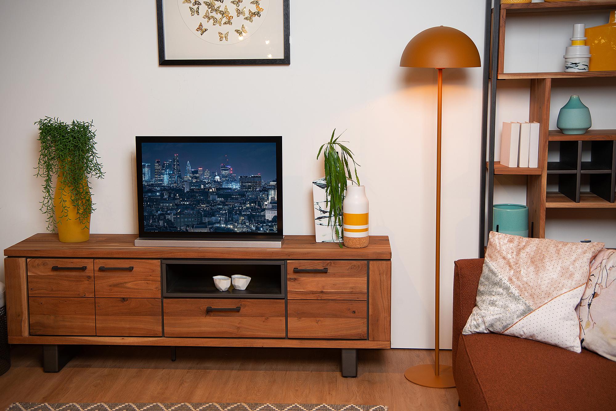 Siemon Stehleuchte Stahl Gelb 2