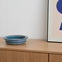 Ceramic bowl Blue 1960s 1