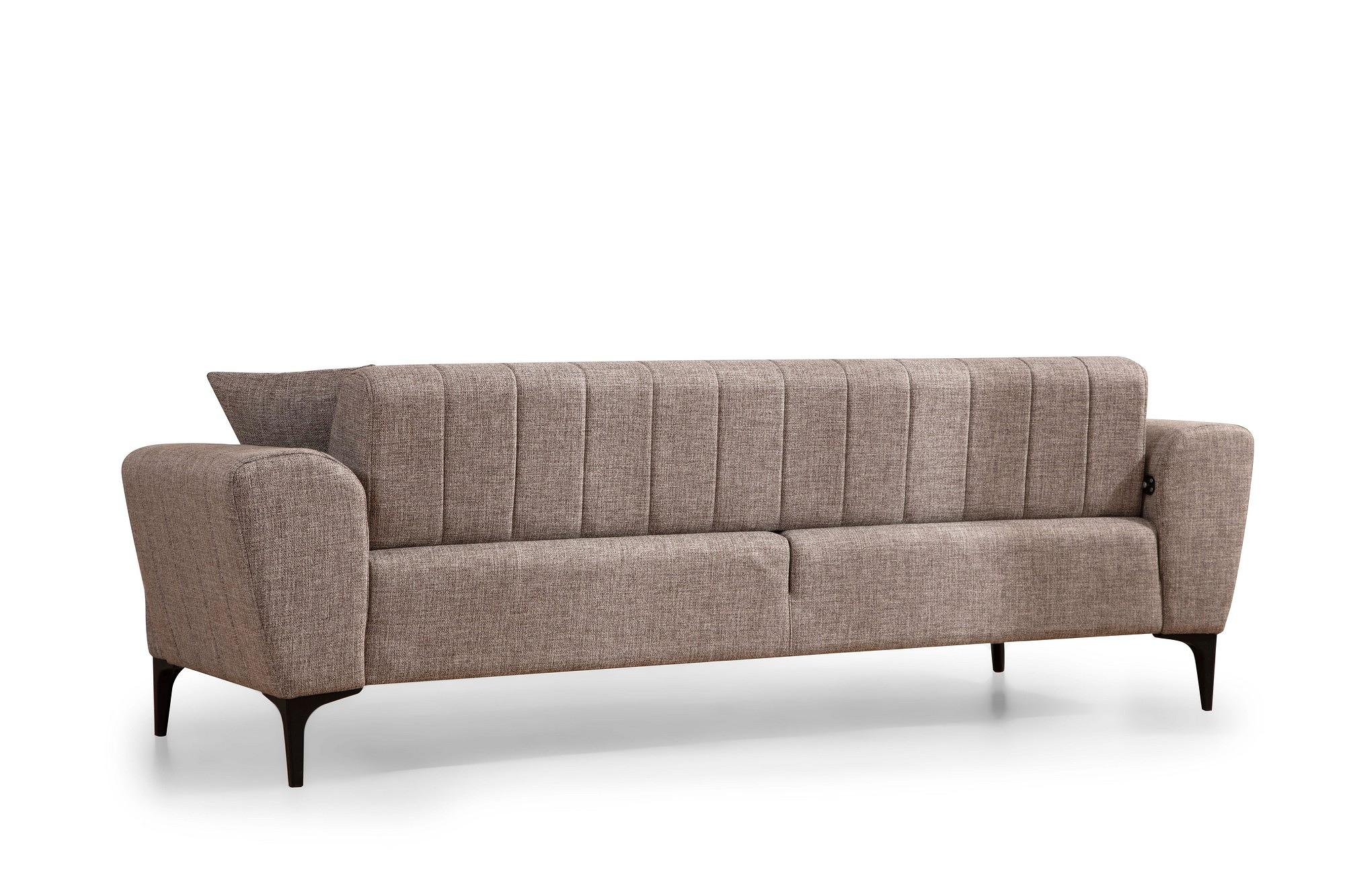 Hamlet 3-seater sofa bed light brown 6