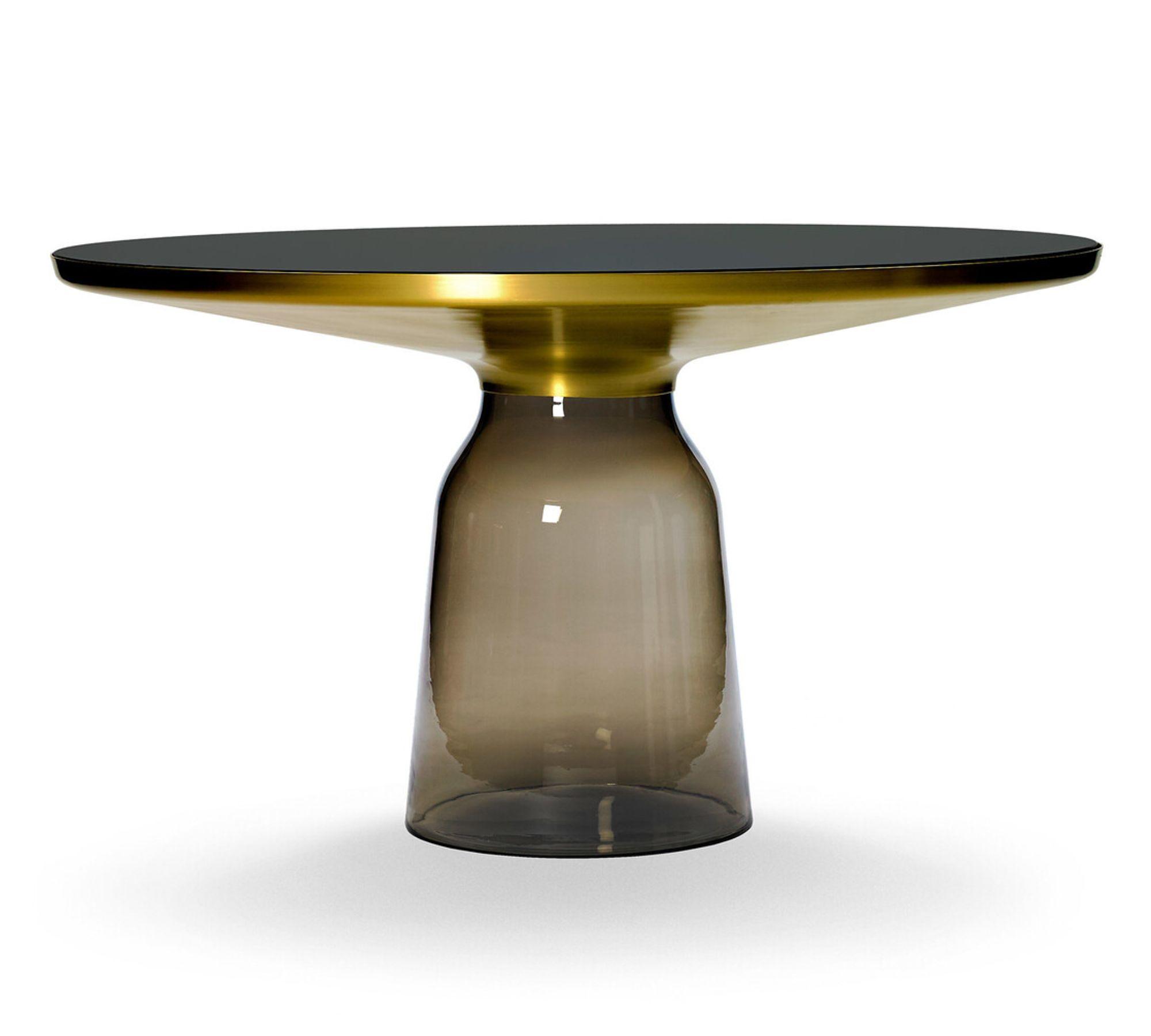 Bell Esstisch Glas Messing Anthrazit 0