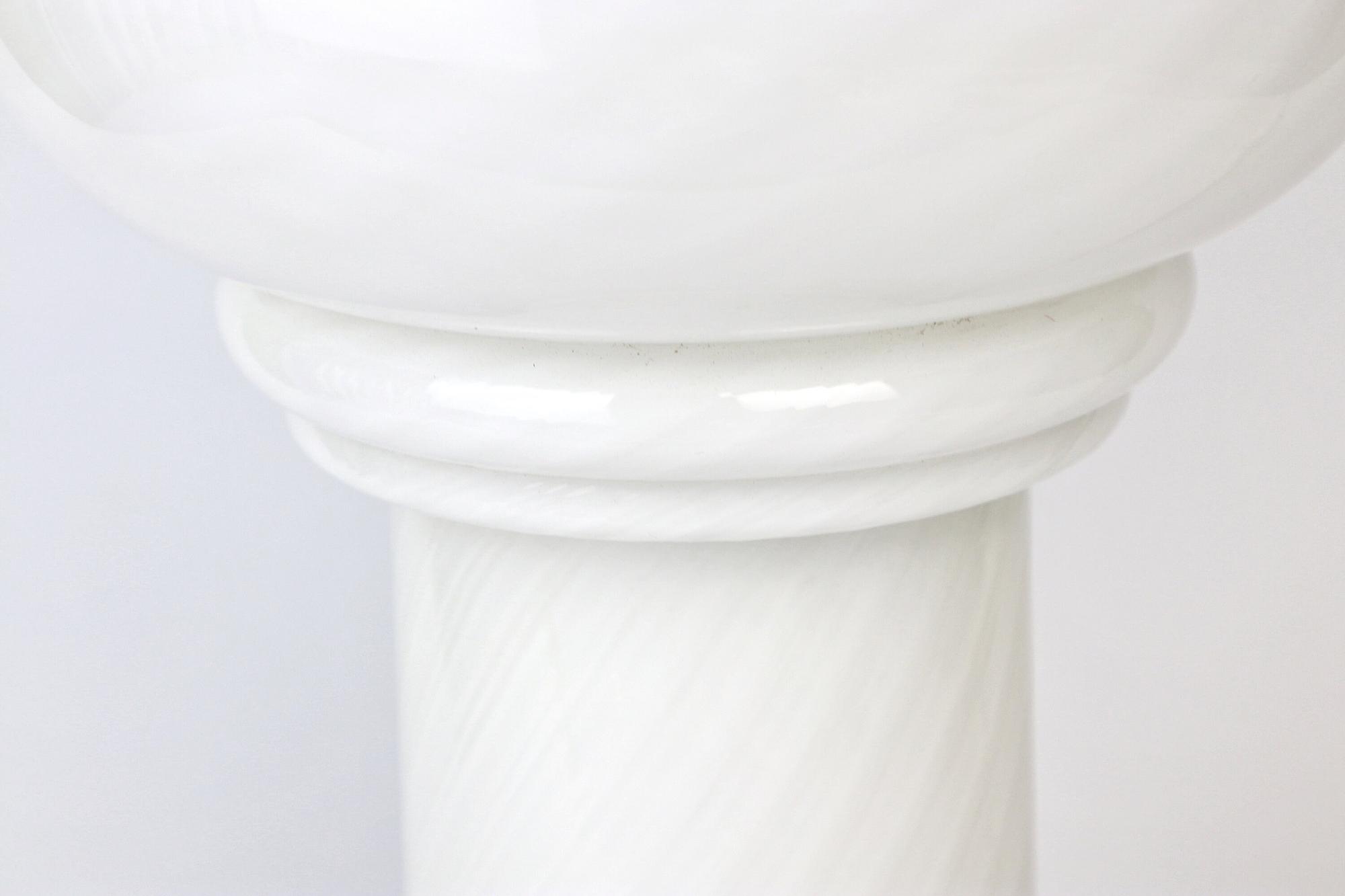 Vintage Mushroom Table Lamp Murano Glass 1960s 3