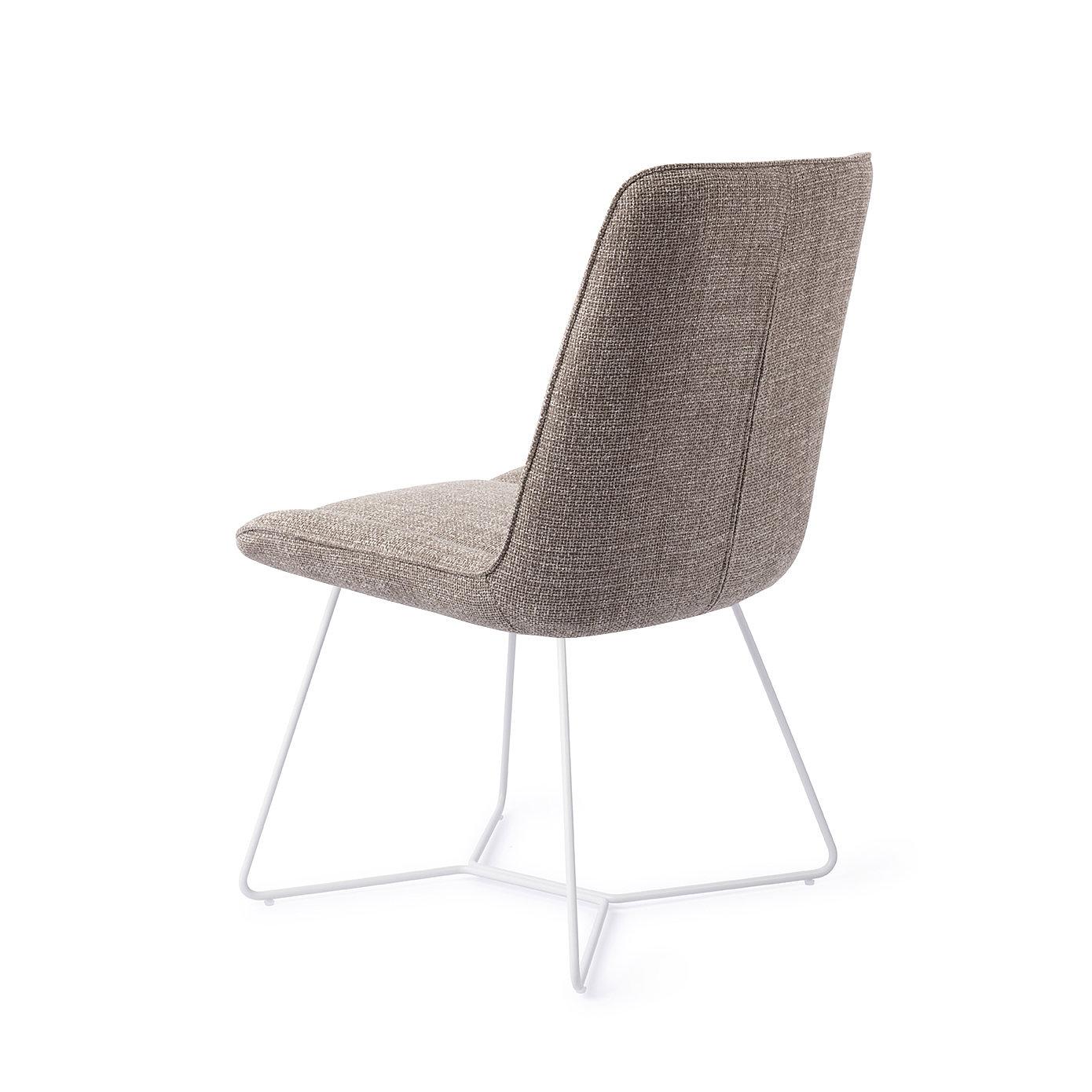 Umedo Textured Greige Dining Chair 2