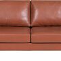 Portobello Sofa 3-Sitzer Saddle-Leder Metall Cognac 1
