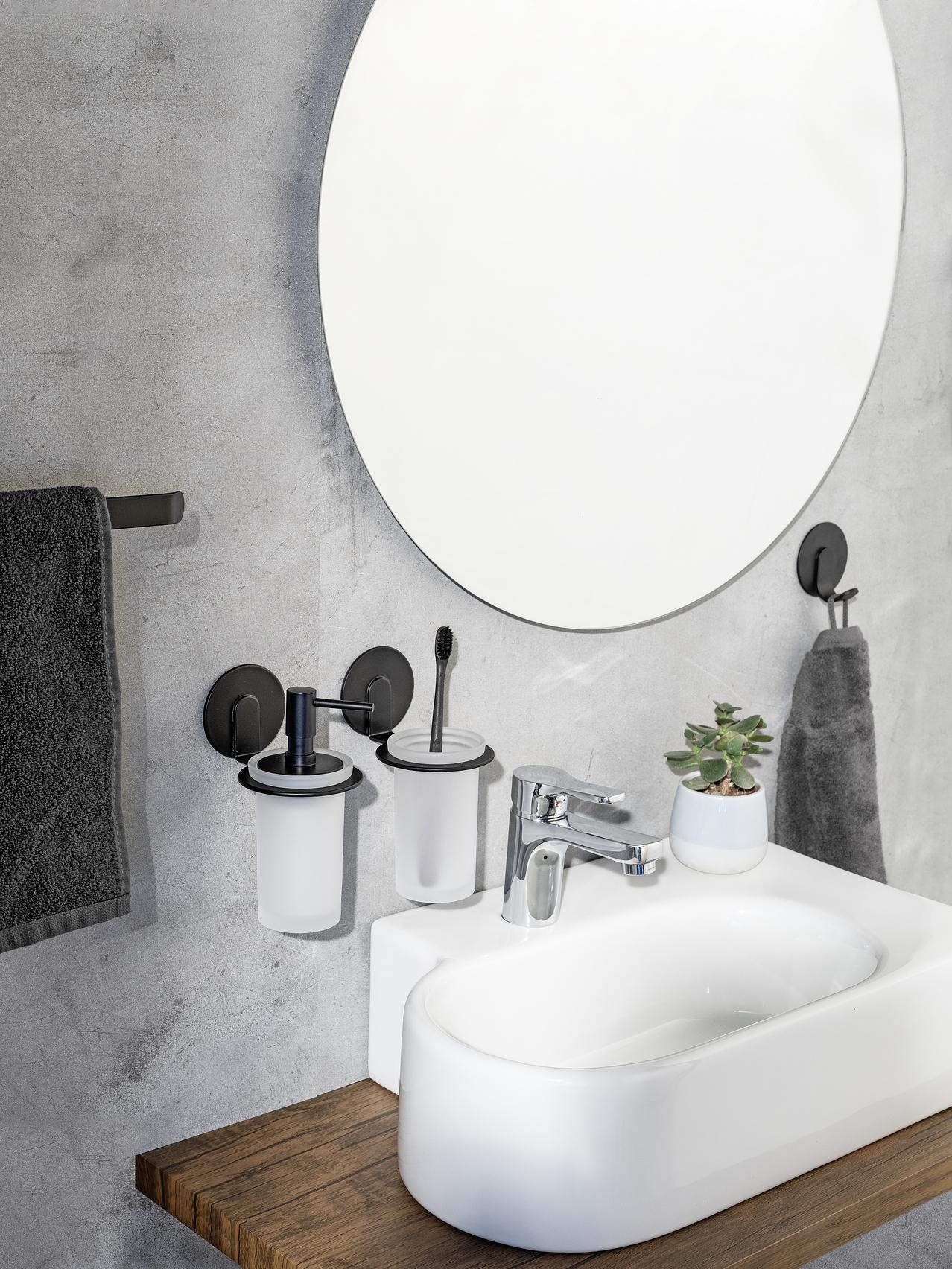 Bivio Wandhaken Aluminium Schwarz 2