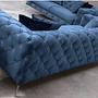 Como Sofa 3-Sitzer Blau 1