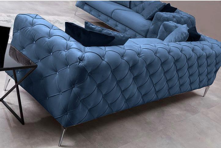 Como Sofa 3-Sitzer Blau 1