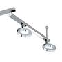 LED-Deckenleuchte Cardillio IV Silber 1