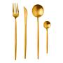Besteck-Set STILETTO Edelstahl Gold 0