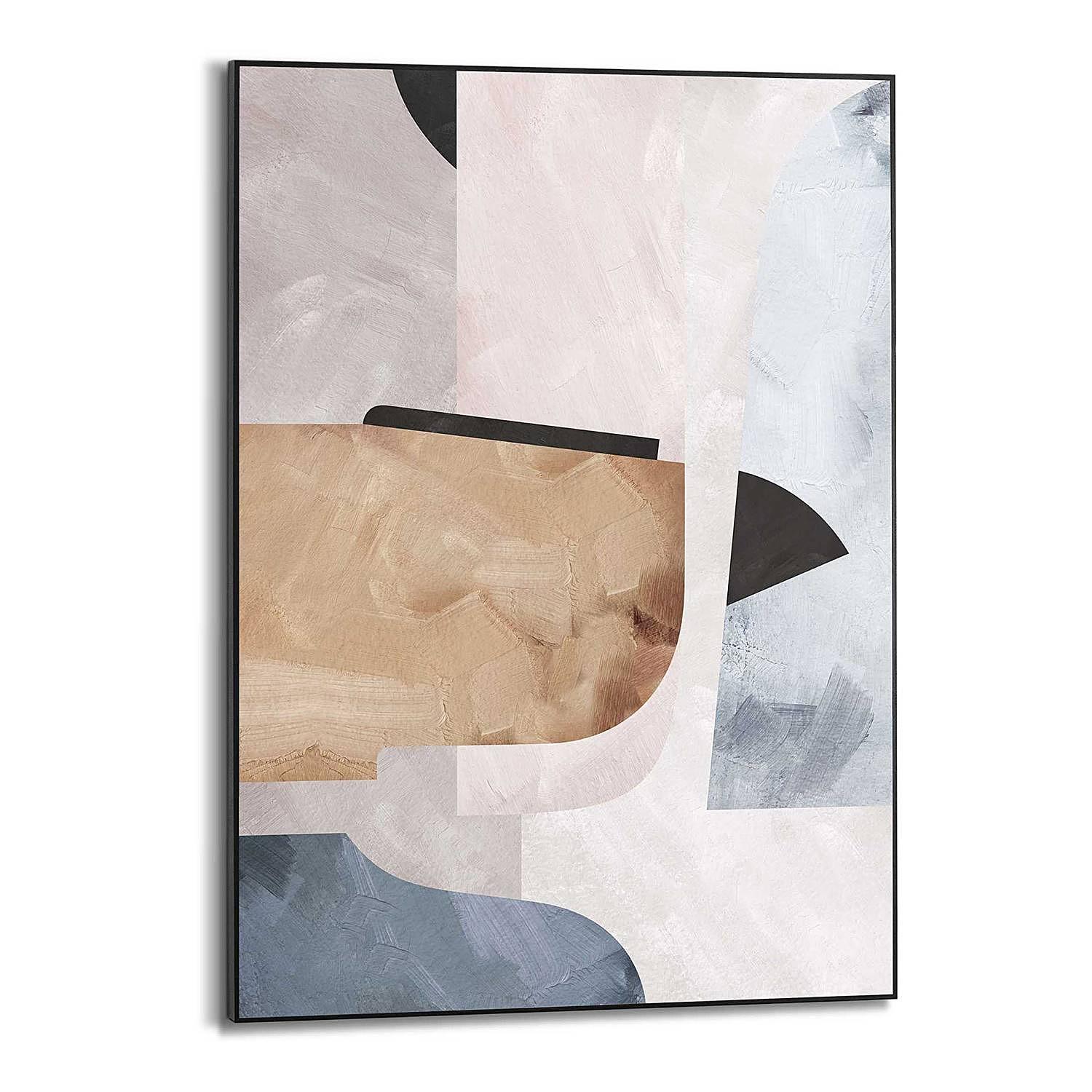 Framed Picture Abstract Illusion II Beige 0