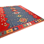 Kilim Gashgai Teppich Blau Rot 3