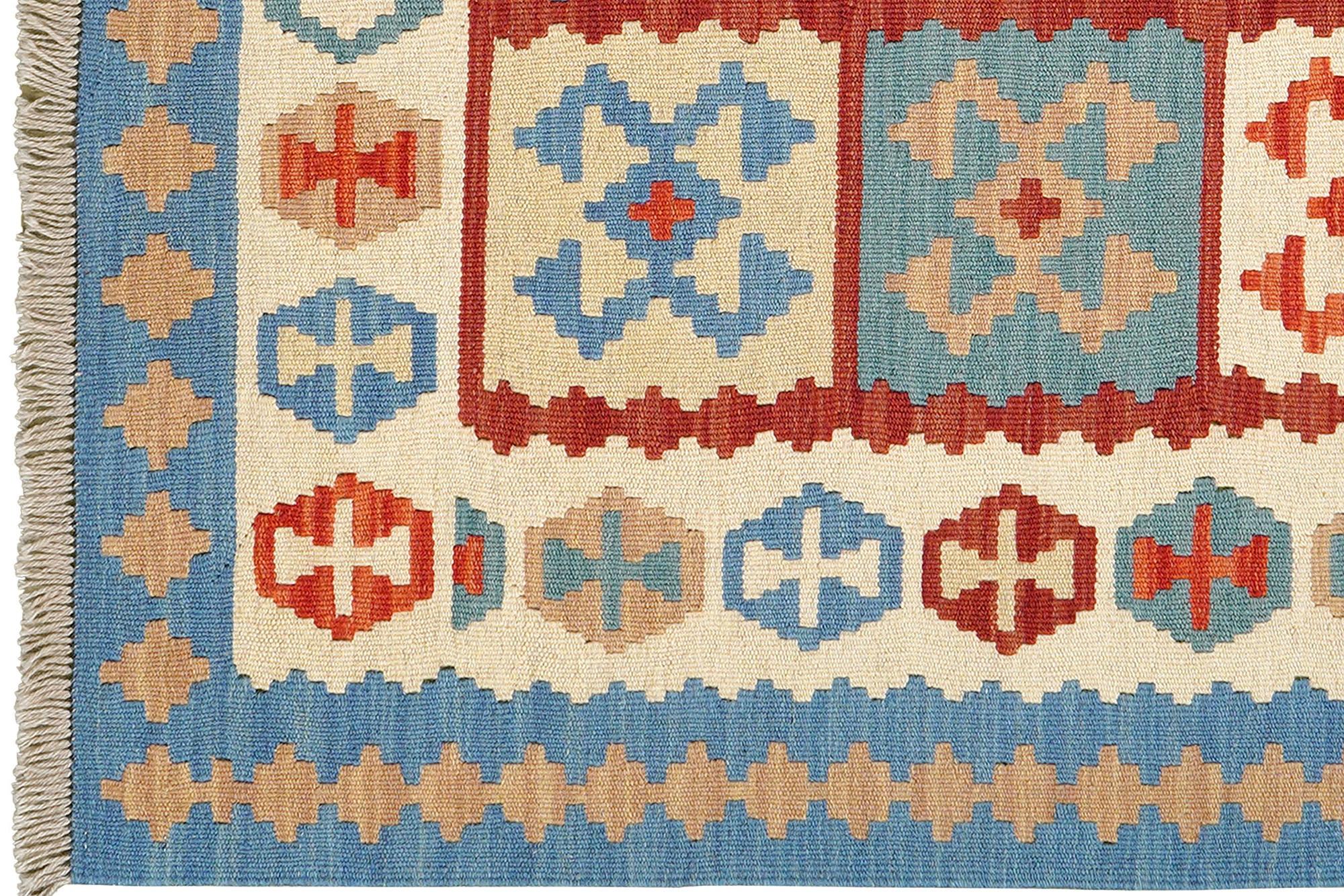 Kilim Gashgai Teppich Mehrfarbig 1