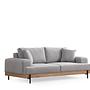 Eti 3-Sitzer Sofa Grau 8