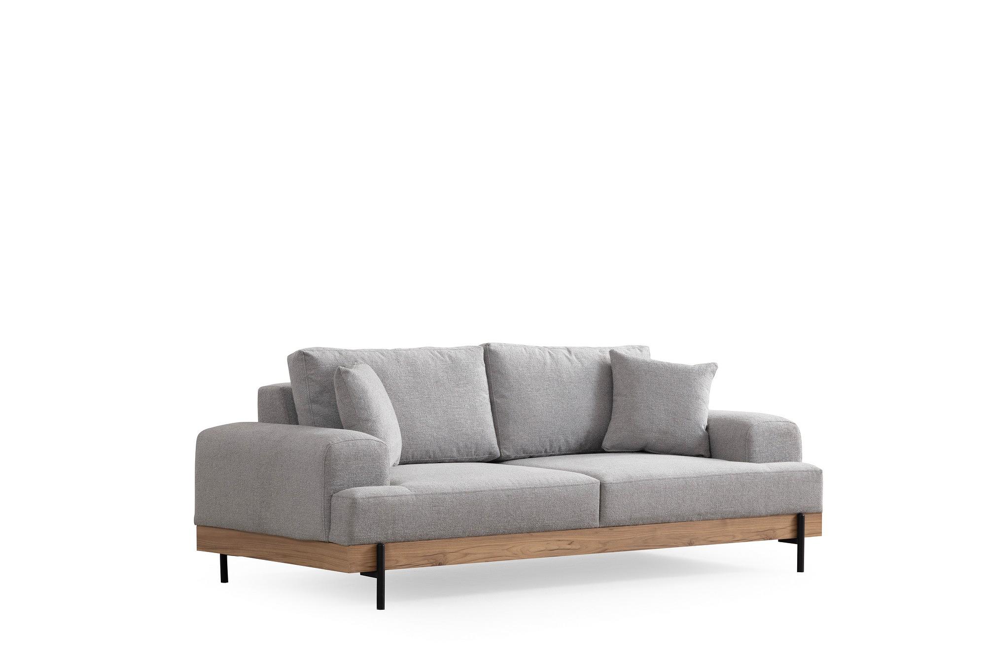 Eti 3-Sitzer Sofa Grau 8