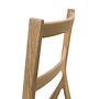 2x Julie Chair Oak Wood Natural 5
