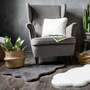 Fellteppich Textil Anthrazit 2