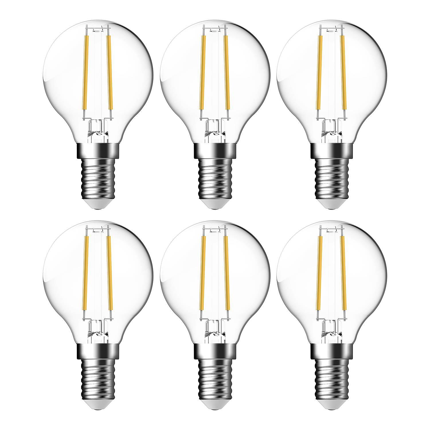 Leuchtmittel Fil IX (6er-Set) Klarglas 6-flammig 0