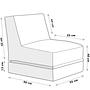 Siesta Garten 1-Sitzer Sofa Pink 5