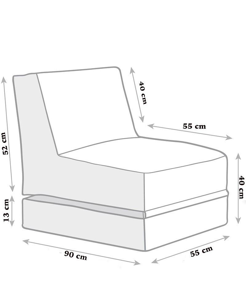 Siesta Garten 1-Sitzer Sofa Pink 5