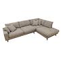 Corner Sofa Harper 3-Seater Right Light Brown 6