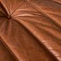 Togo Sofa 2-Sitzer Pull-Up-Leder Pfirsichbraun 5