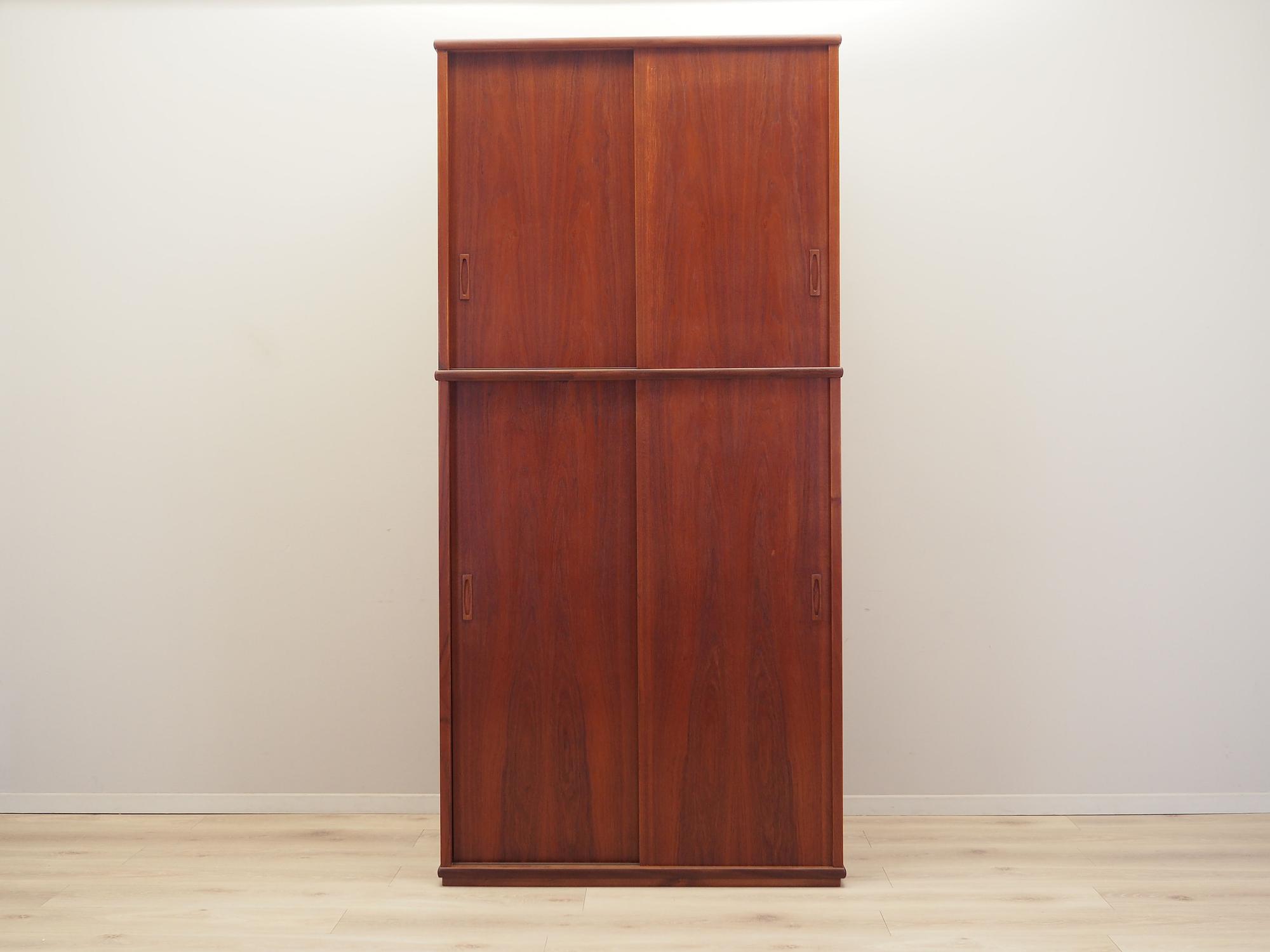 Kleiderschrank Teakholz 1970er Jahre 1