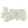 Combination Service Fleur Royal 42-piece Set White Porcelain 1