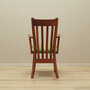 Vintage armchair Teak wood Textile Brown 1970s 5