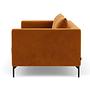Noa Sofa 3-Sitzer Velour Matt Amber 4