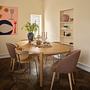 Owen Extendable Dining Table Oak L 200-300 cm 6