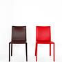 4x Sunrise Dining Chair Leather Multicolored 0