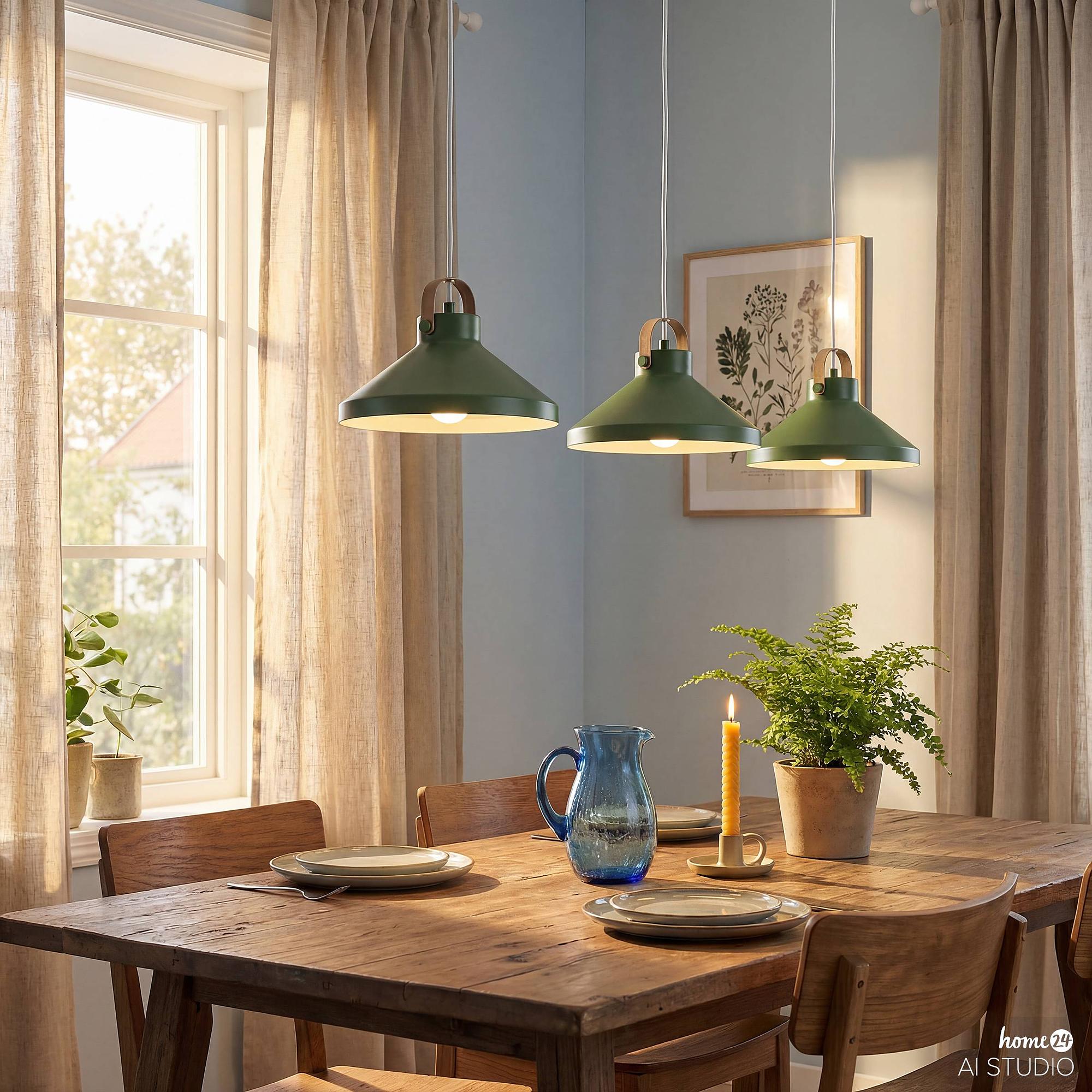 3-Light Ivero Pendant Lamp Iron 3